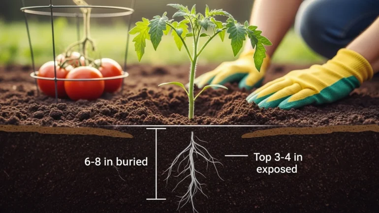 How Deep Should Tomatoes be Planted