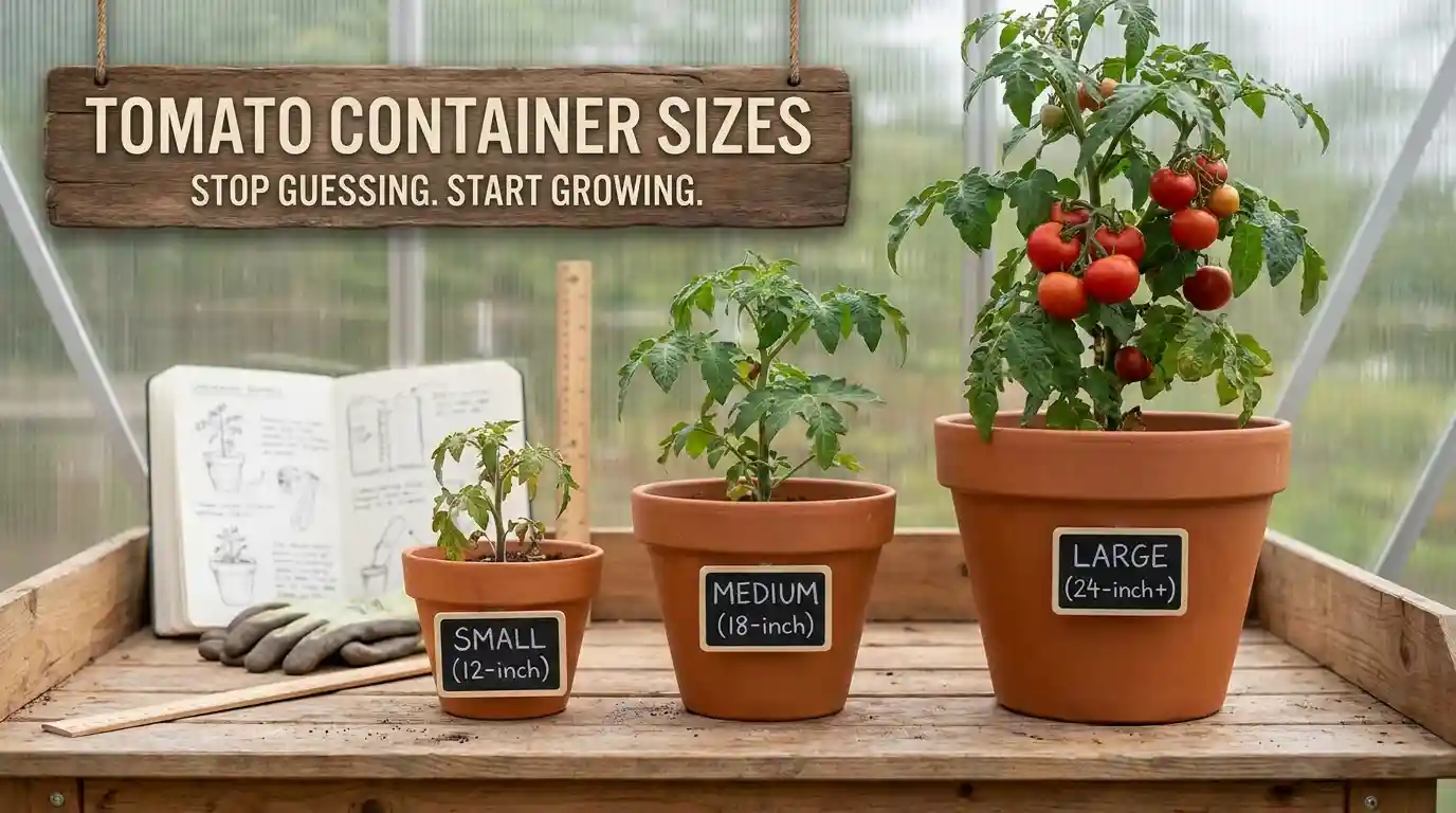Tomato Container Size Guide: Stop Guessing