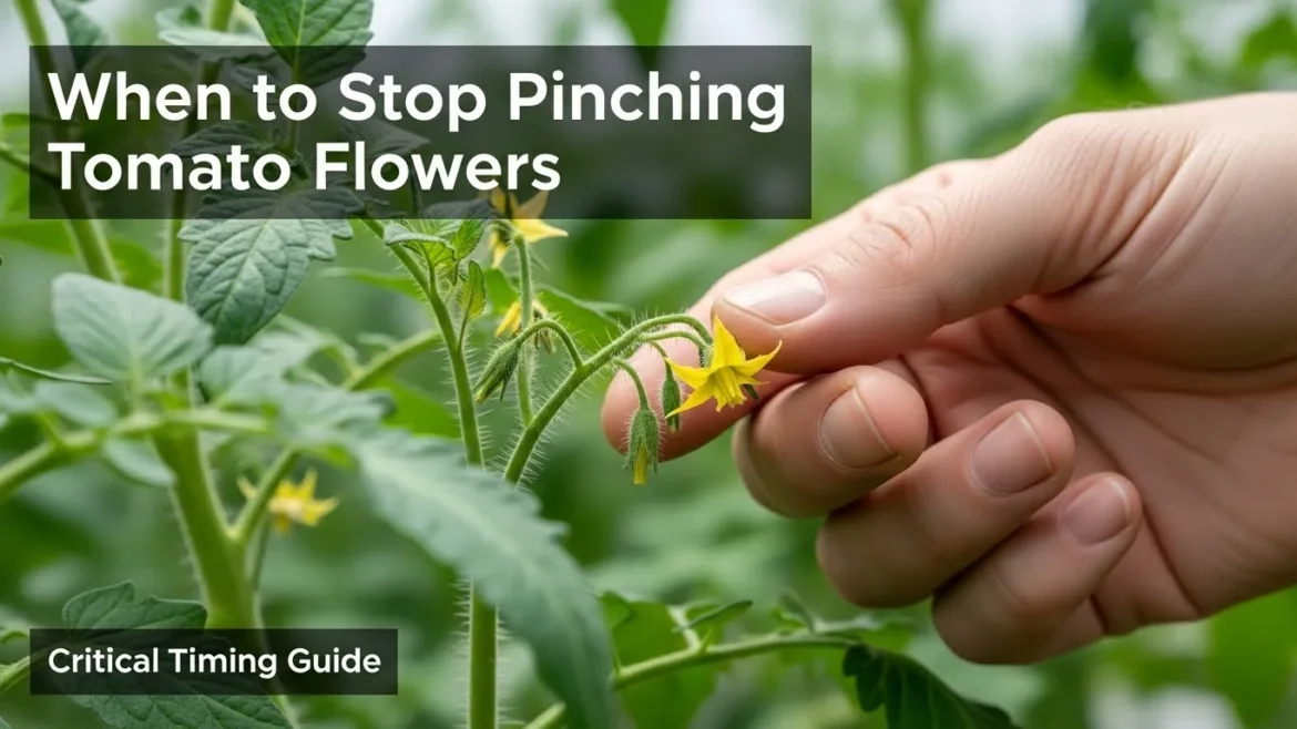 When to Stop Pinching Tomato Flowers