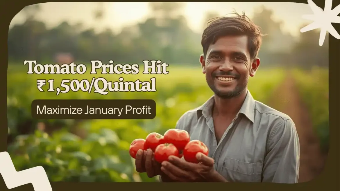 Tomato Prices Hit ₹1,500/Quintal