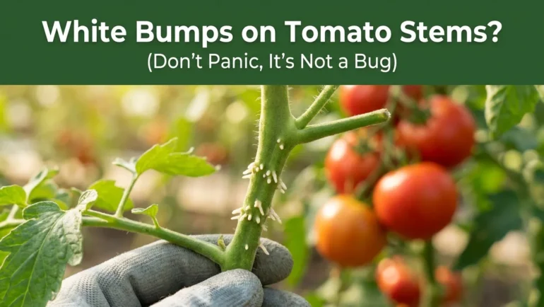 White Bumps on Tomato Stems